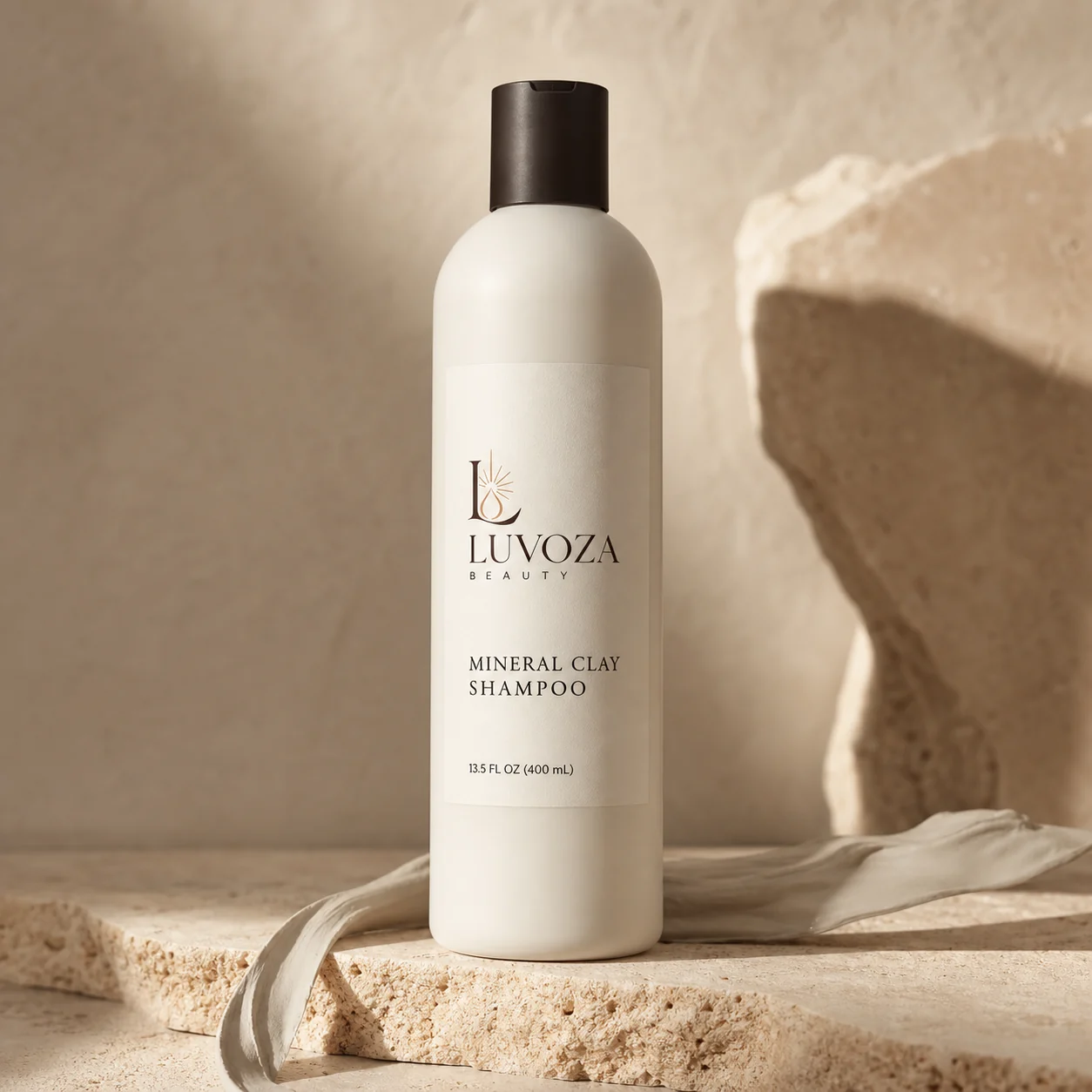 Luvoza Mineral Clay Shampoo, 13.5 fluid ounces