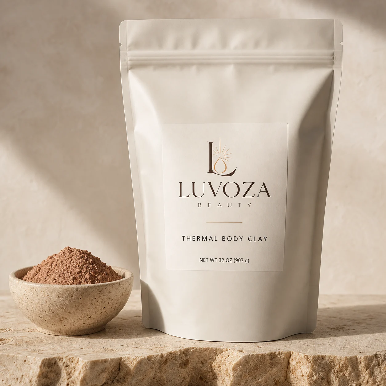 Luvoza Thermal Body Clay, 32 ounces